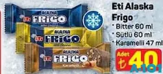 ETİ ALASKA FRİGO DONDURMA ÇEŞİTLERİ 60 G